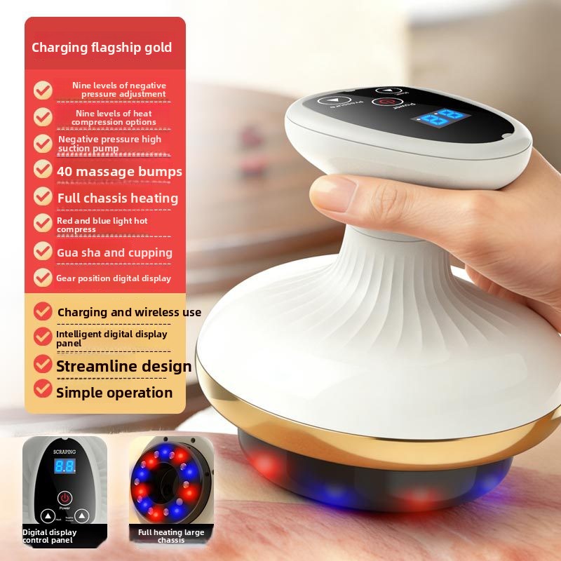 Body Sculpting Machine – Gua Sha & Cupping Vacuum Massage Device, Lymphatic Drainage Massage, Belly, Arms, Legs, Waist & Love Handles