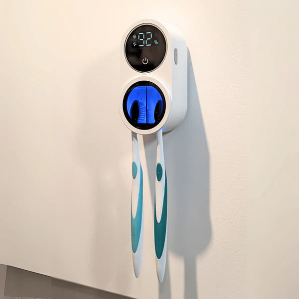 UV Toothbrush Sanitizer and Holder 2 Slots,Toothbrush Holder & Toothbrush Cleaner Dropsure