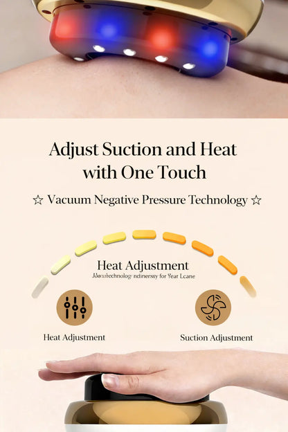 Body Sculpting Machine – Gua Sha & Cupping Vacuum Massage Device, Lymphatic Drainage Massage, Belly, Arms, Legs, Waist & Love Handles