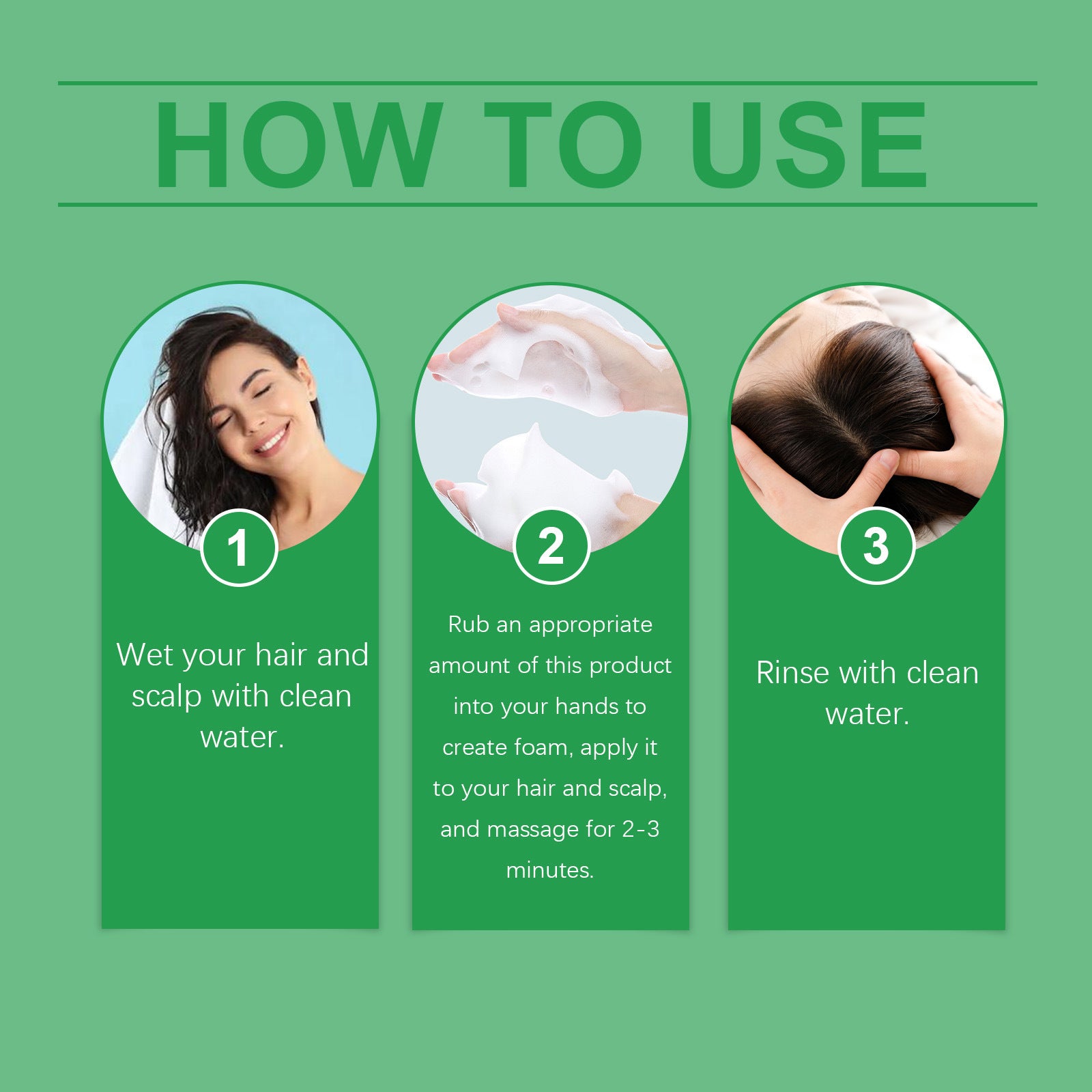 Rosemary Herbal essence Shampoo Nourishing Care Hair Shaving Shampoo