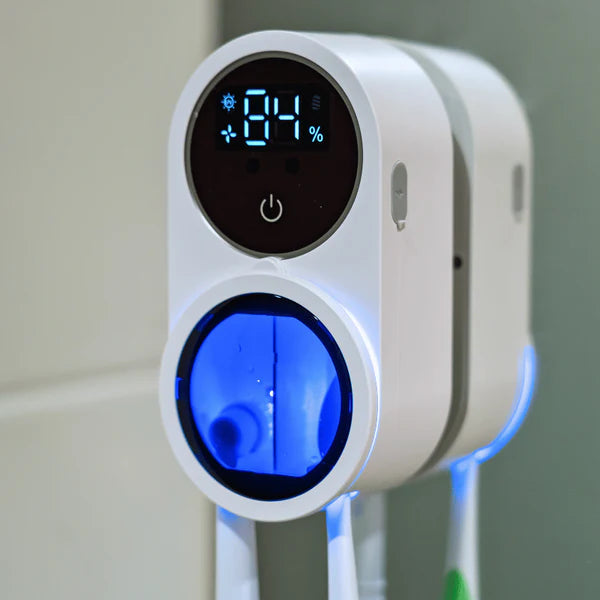 UV Toothbrush Sanitizer and Holder 2 Slots,Toothbrush Holder & Toothbrush Cleaner Dropsure