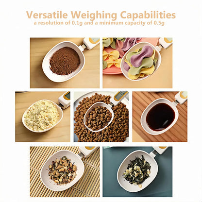 Digital Measuring Spoon Electronic Scale Spoon Weighing for Food Coffee Powder Tea Ingredients Spice Kitchen Gram Measuring Spoons High Precision 0.1g Mothers Day Gifts Baking Dropsure