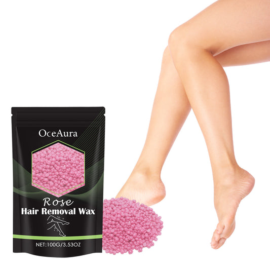 Hard Wax Beads for Hair Removal, Soothing Azulene Hair Removal Wax for Sensitive Skin, 3.53 oz ZurraHome