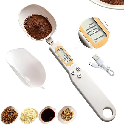Digital Measuring Spoon Electronic Scale Spoon Weighing for Food Coffee Powder Tea Ingredients Spice Kitchen Gram Measuring Spoons High Precision 0.1g Mothers Day Gifts Baking Dropsure